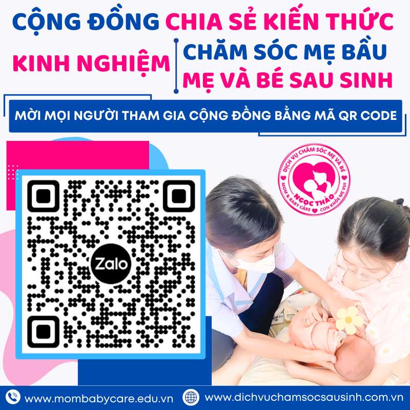 Cộng đồng chăm sóc mẹ sau sinh và tư vấn sữa mẹ